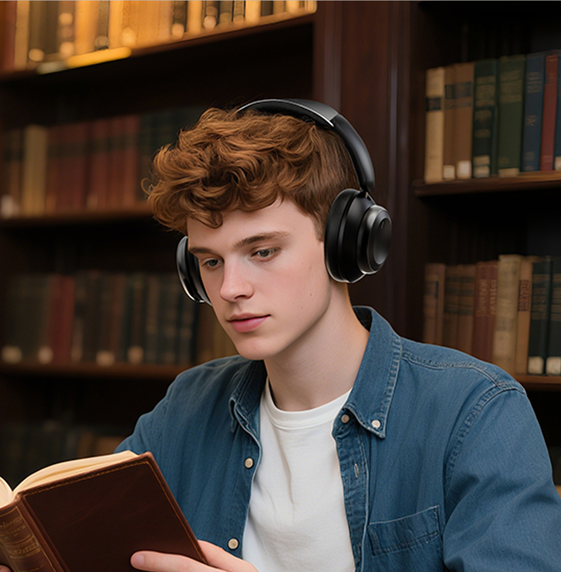 WiWU Soundbasha无线头戴式耳机 TD-17 ANC黑色