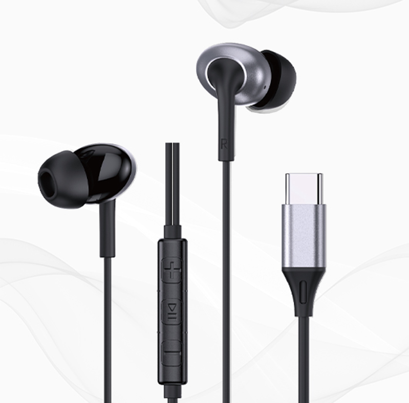 WiWU Earbuds有线耳机 EB319(L口)黑