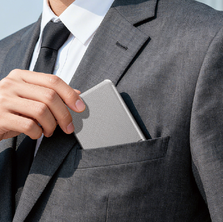 WiWU 力神超薄磁吸移动电源 Wi-P089(10000mAh)橙色