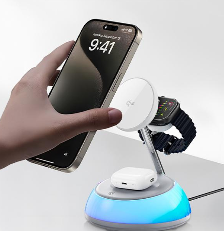 WiWU qi2.0 极光三合一无线充 Wi-W036