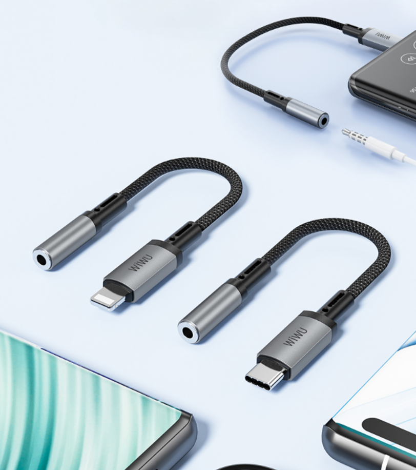 WiWU 传奇系列音频转接器Wi-C047T