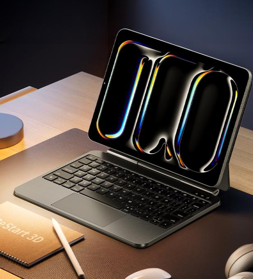 WiWU 魔法妙控键盘升级版 MK002 10.9&11”（通用2024款air）、24款11pro、2022/2025款10.9”