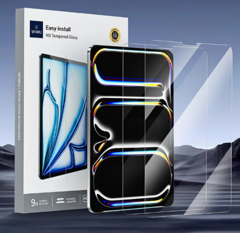 WiWU iP秒贴高清钢化膜Wi-GQ004（2片装）24款IP Air 13寸、24款IP Pro 13寸