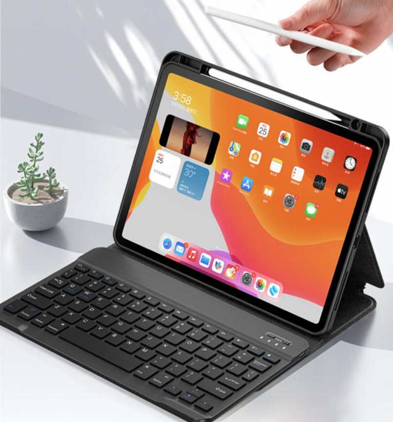 WiWU 肤感键盘iPad保护套 黑色12.9寸（通用2024/2025款air 13）、24款IP Pro 13寸