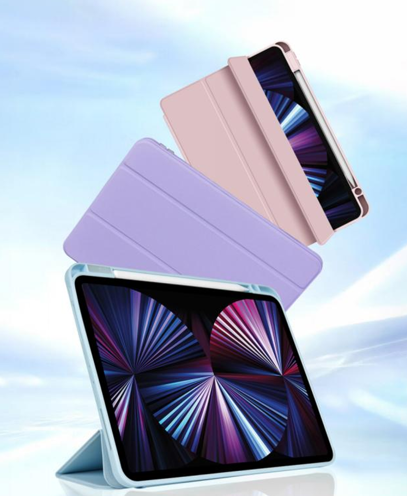 WiWU 肤感iPad保护套 浅蓝色12.9寸（通用2024/2025款air 13）、24款pro13寸