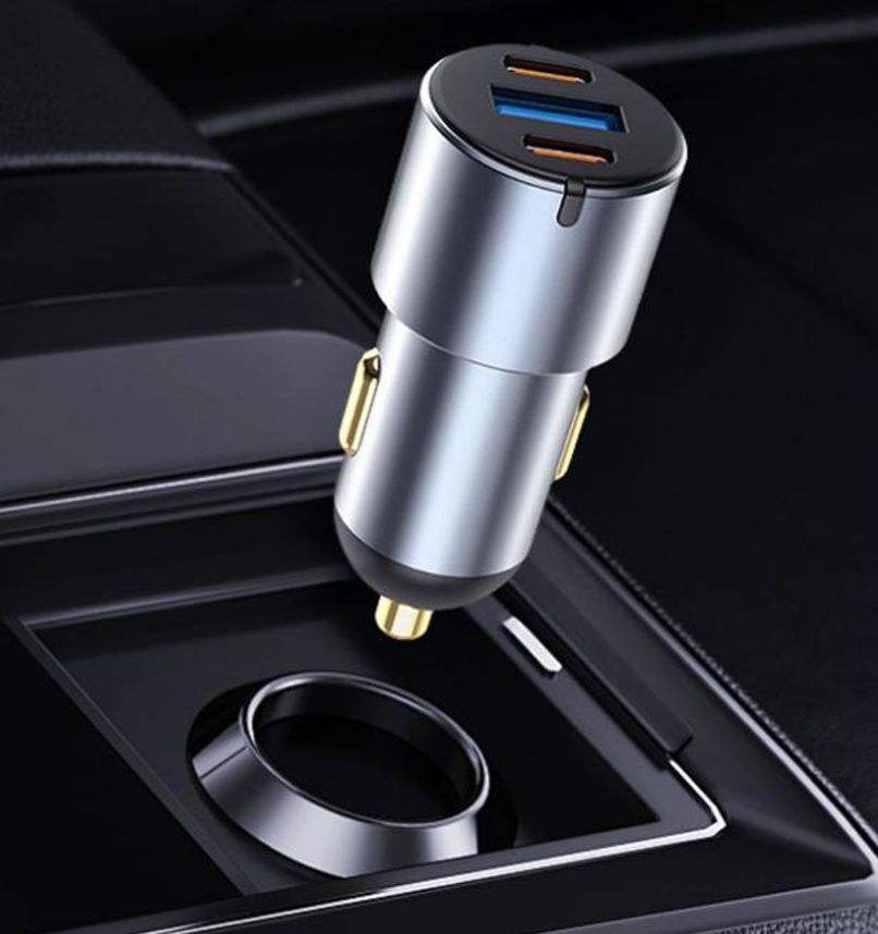 WiWU 精灵 Pro 60W车载充电器 Wi-CC032 单A+双C