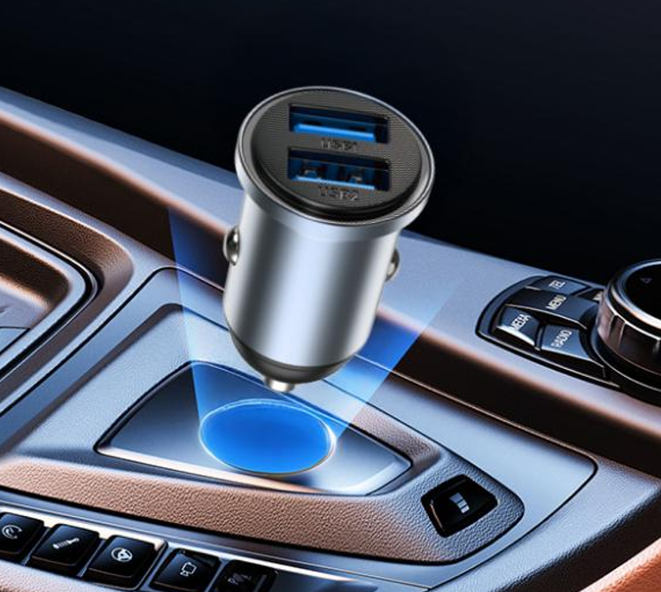 WiWU 精灵2.4A车载充电器 Wi-CC031 双A