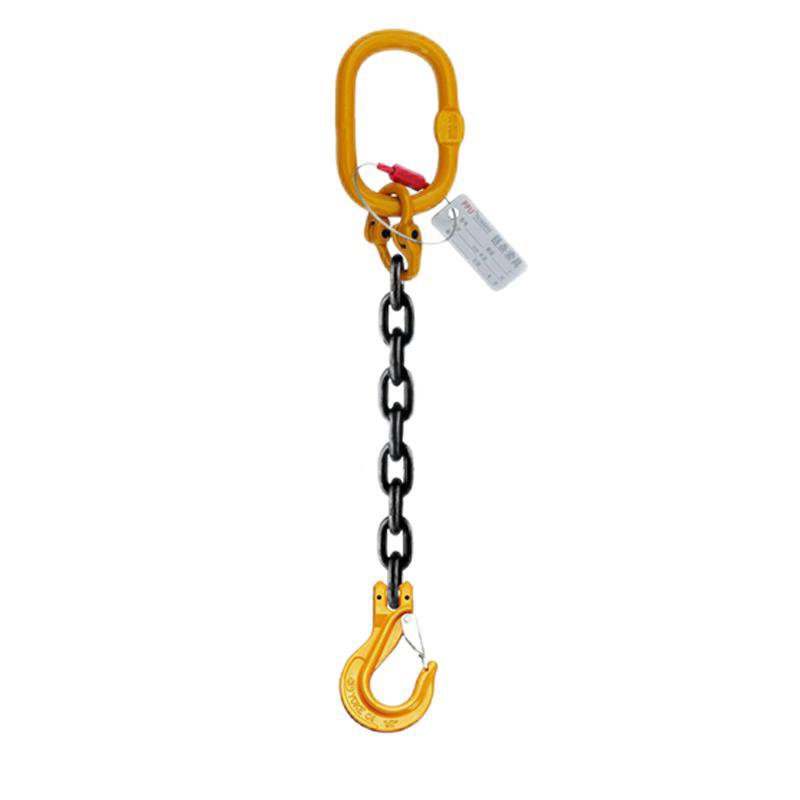 PPU/品尔优 单腿链条成套索具(羊角滑钩) UCR1-06-1.12t -1m