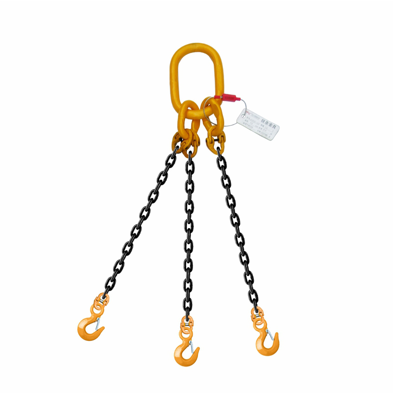 PPU/品尔优 三腿链条成套索具(美式眼型货钩) UCR3-32-47.5t -8m