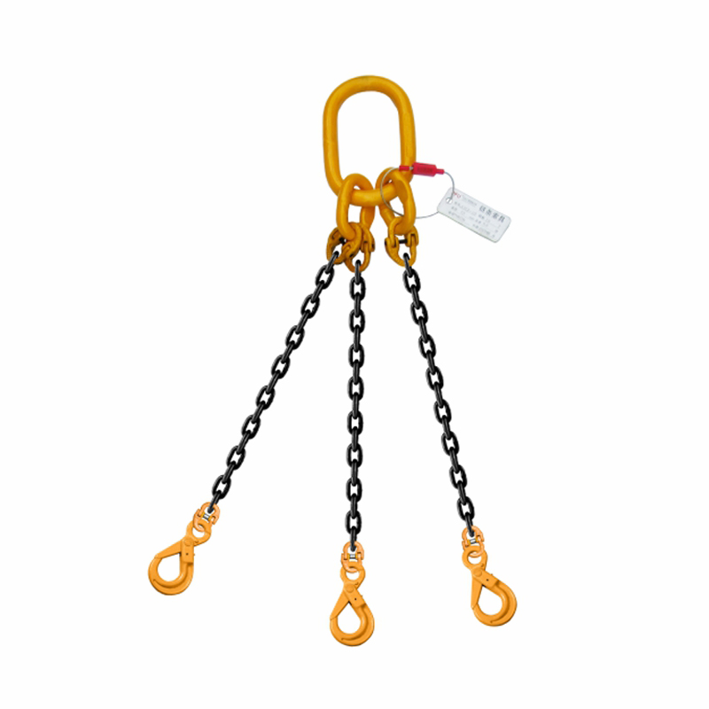 PPU/品尔优 三腿链条成套索具(眼型安全钩) UCR3-32-47.5t -6.5m