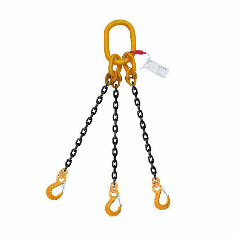 PPU/品尔优 三腿链条成套索具(眼型滑钩) UCR3-32-47.5t -7m