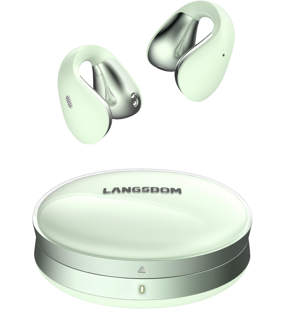 兰士顿 时尚耳夹式运动耳机AirSoul TS02旷野绿