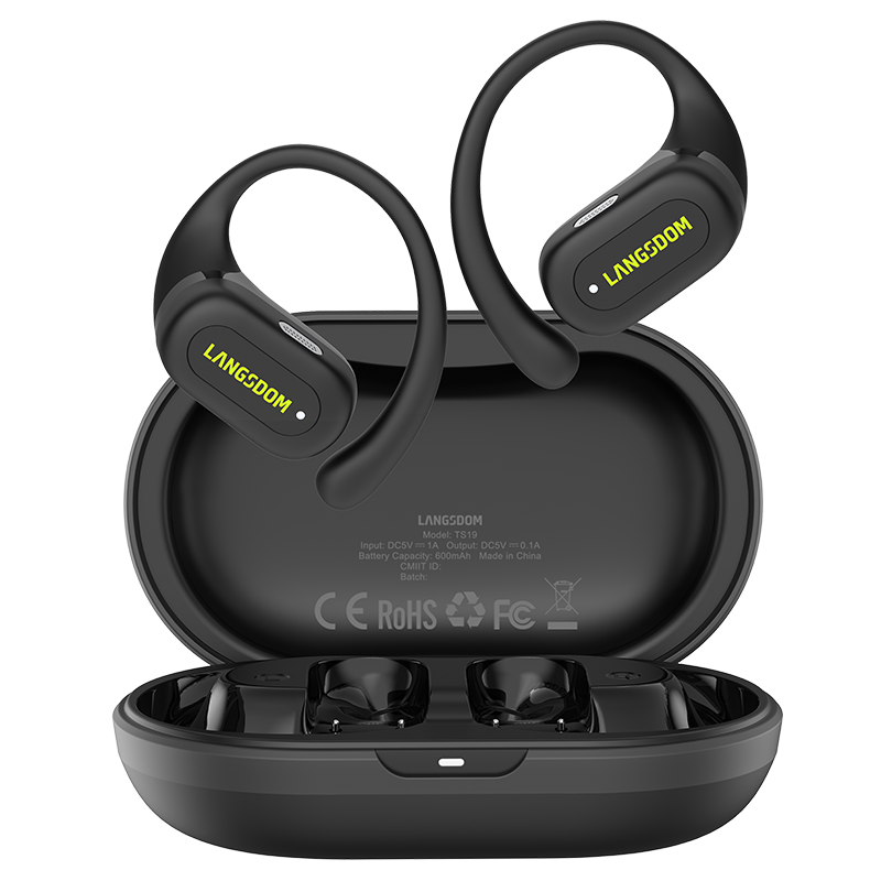 兰士顿 开放式运动蓝牙耳机（TS19）素雅黑