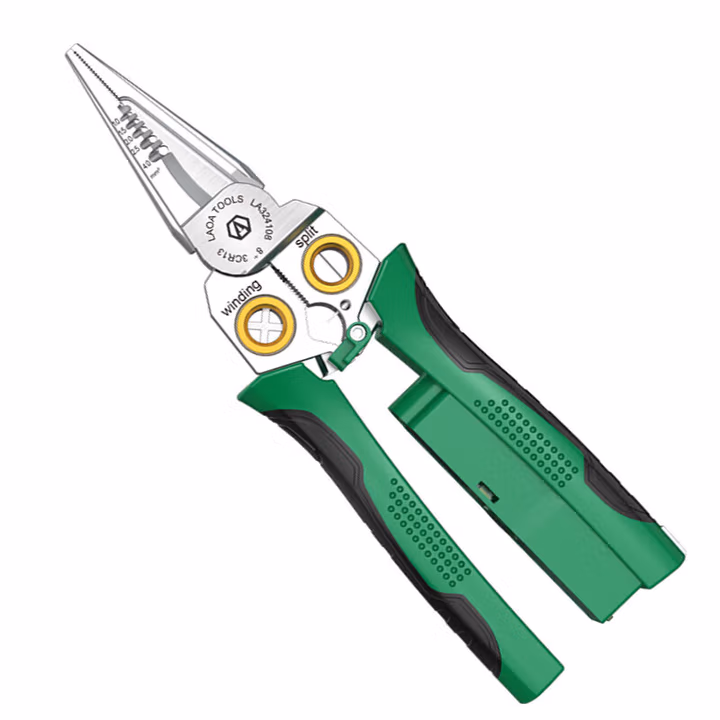 LAOA/老A 7合1不锈钢多功能电工钳 LA324107