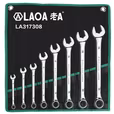 LAOA/老A CR-V镜面止滑两用扳手组套8PC LA317308