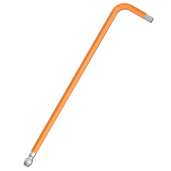 LAOA/老A 单支彩色特长球头内六角扳手4.0mm--特长球头 LA622140