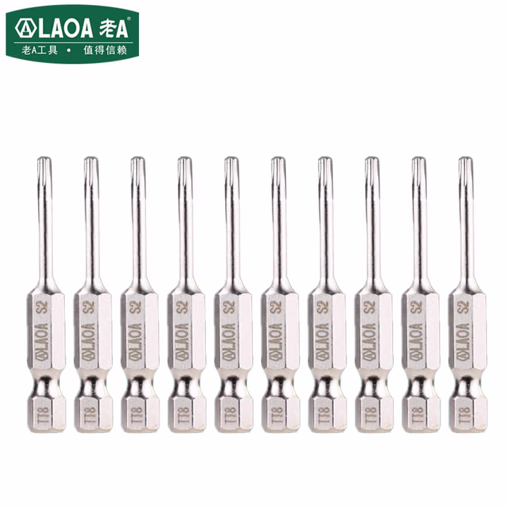 LAOA/老A 2PCS 1/4＂系列梅花批嘴中空T8 LA619T08