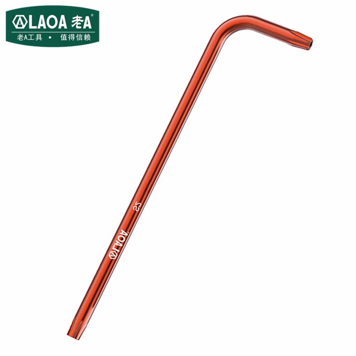 LAOA/老A 单只加长梅花内六角扳手T27 LA320204
