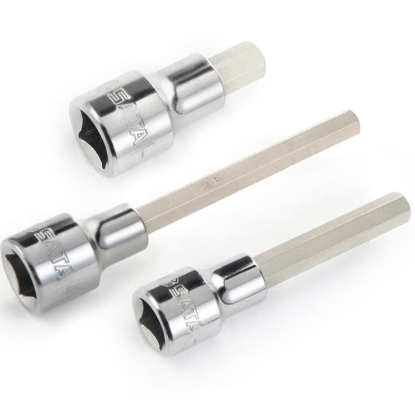 SATA/世达 12.5MM系列180MM长六角旋具套筒5MM 24304