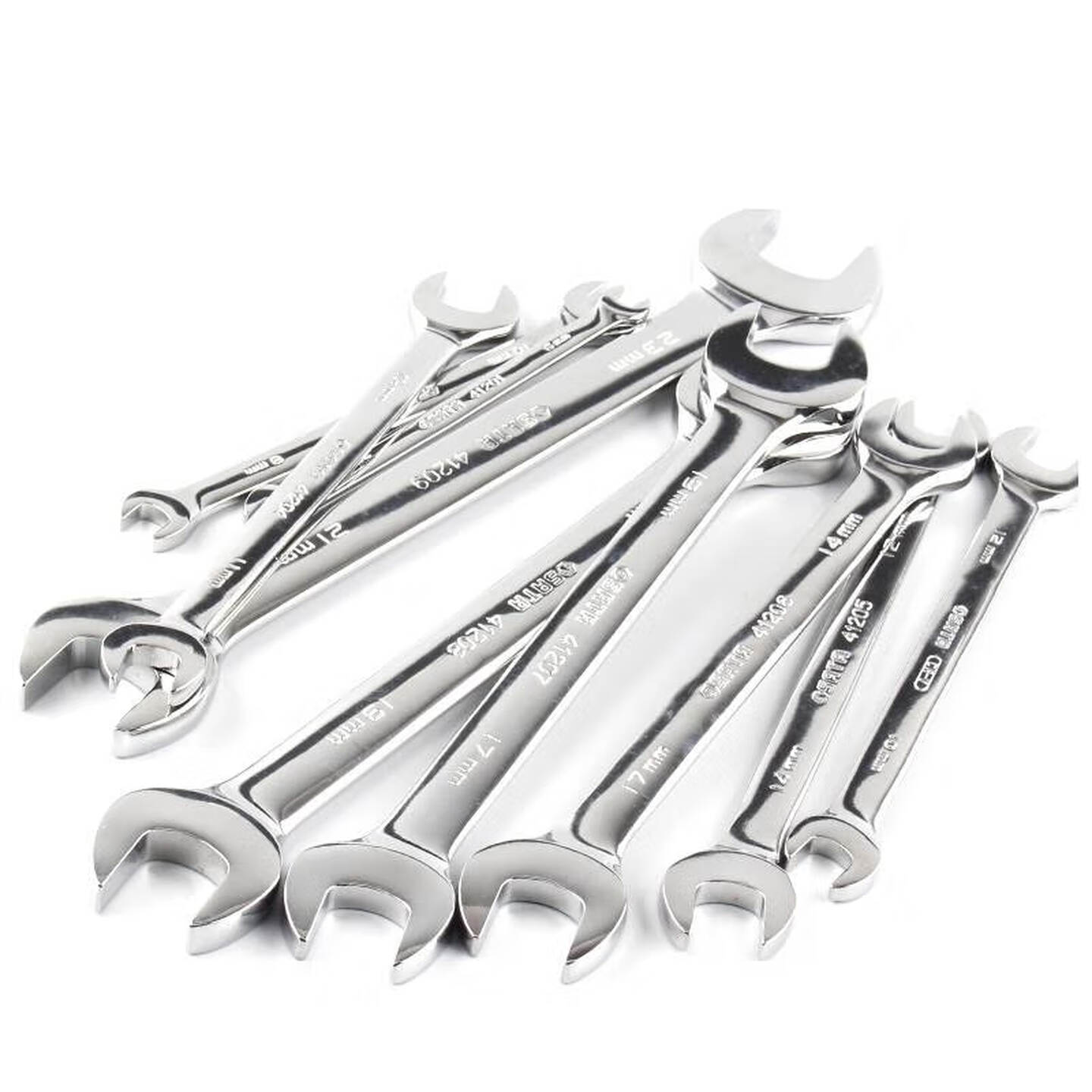 SATA/世达 全抛光双开口扳手19x21MM 41208