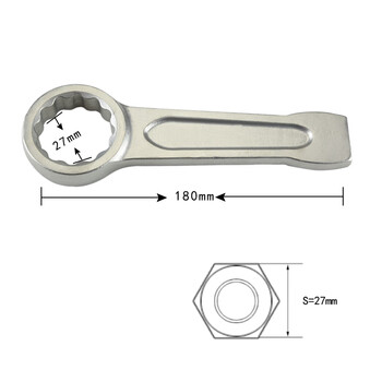 BOFANG/渤防 不锈钢敲击梅花扳手 5001-27