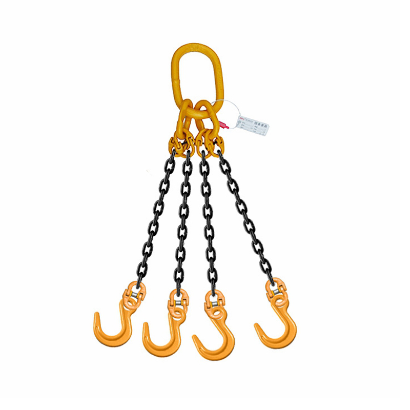 PPU/品尔优 四腿链条索具(扁大开口钩) UCR4-08-4.2t -10m