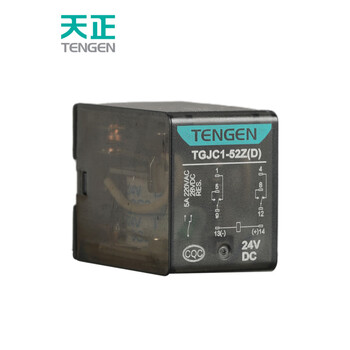 TENGEN/天正 小型电磁继电器 TGJC1-53Z A110V 带灯(祥云3.0)