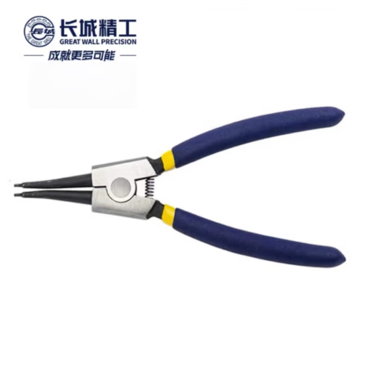 GREATWALL/长城精工 Cr-V美式精抛双沾塑直型外卡挡圈钳 222113