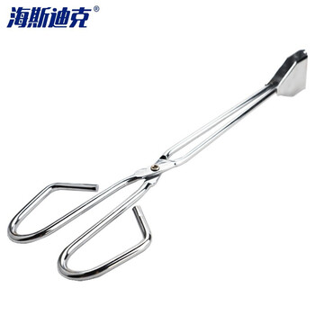 海斯迪克 gnjz-1252 加长不锈钢色垃圾夹子 火钳 夹拾物器 取物器 碳夹 环卫垃圾钳 30.5cm
