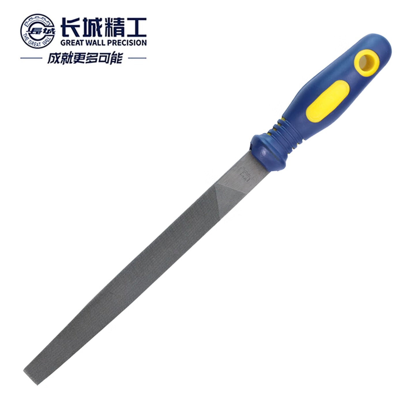 GREATWALL/长城精工 塑柄细齿尖扁锉 413410