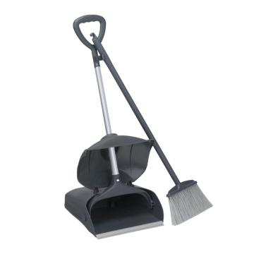 BAIYUN CLEANING/白云清洁 防风垃圾铲带扫把（塑料杆） AF01205A灰色