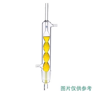 LEIGU/垒固 脂肪抽出器冷凝管（球形)，磨口塞34#、适配60ml、管直径32mm,有效高度155mm，B-035601 B-035601