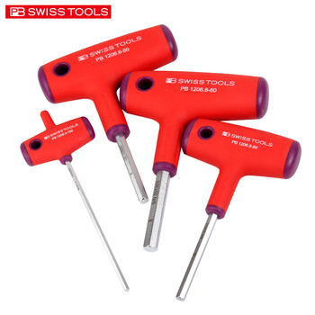 PB SWISS TOOLS/ 瑞铂 T型柄内六角扳手5件套 PB 1555