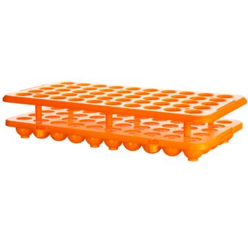 LEIGU/垒固 多功能塑料试管架，50孔、12~17mm，W-000521 W-000521