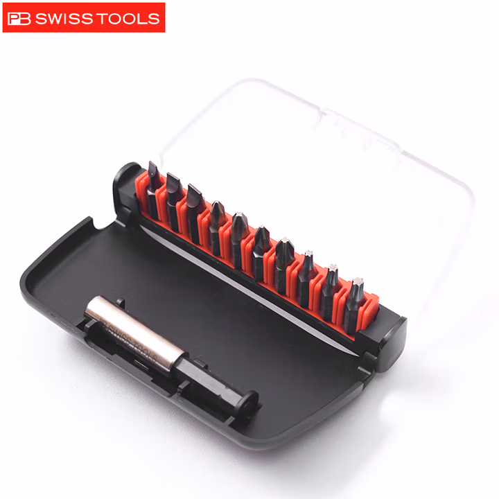 PB SWISS TOOLS/ 瑞铂 吸塑C6.3精密批头10支套装 PB C6.989 CN