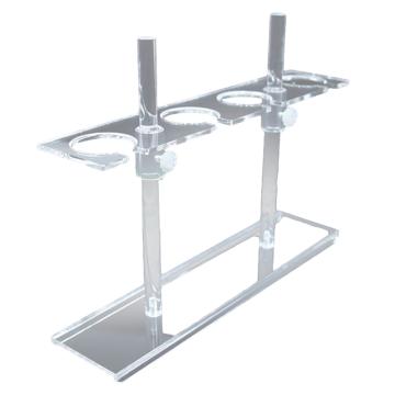 LEIGU/垒固 有机玻璃可升降分液漏斗架，4孔、适用漏斗125~500ml，W-000908 W-000908