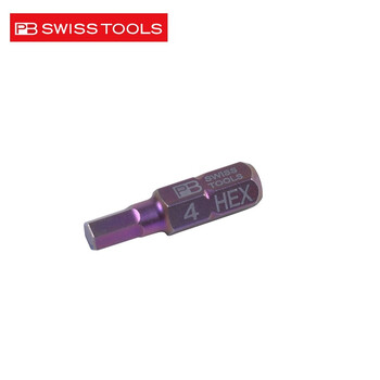 PB SWISS TOOLS/ 瑞铂 C6.3内六方批头25mm PB C6.210/4