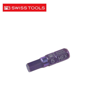 PB SWISS TOOLS/ 瑞铂 C6.3内六方批头25mm PB C6.210/5