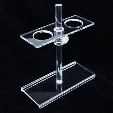 LEIGU/垒固 有机玻璃可升降漏斗架，2孔(加厚)、适用漏斗直径Φ60～Φ150mm，W-000912 W-000912