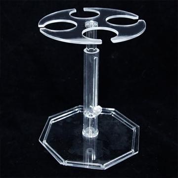 LEIGU/垒固 有机玻璃圆盘式分液漏斗架，4孔 125ml、适用漏斗60~250ml，W-000909 W-000909