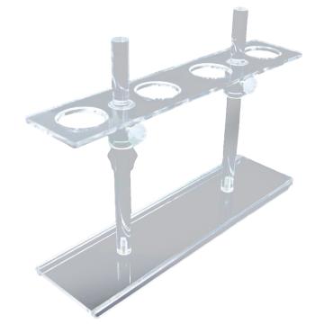 LEIGU/垒固 有机玻璃可升降漏斗架，4孔、适用漏斗直径Φ60～Φ150mm，W-000906 W-000906