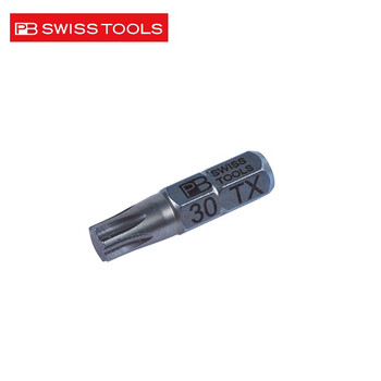 PB SWISS TOOLS/ 瑞铂 C6.3精密梅花批头25mm PB C6.400/30