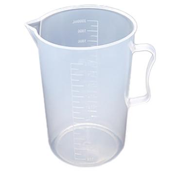 LEIGU/垒固 塑料量杯（PP），带把手，2000ml，S-000106 S-000106
