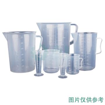 LEIGU/垒固 直把塑料量杯，500ml、带盖，S-000121 S-000121