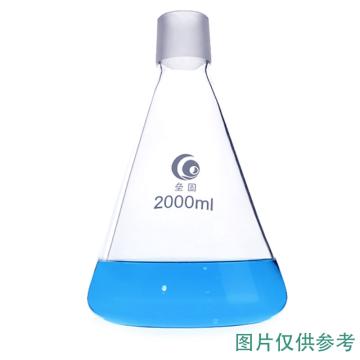 LEIGU/垒固 砂芯过滤装置三角烧瓶，2000ml、50#，B-014313，仅含瓶子 B-014313