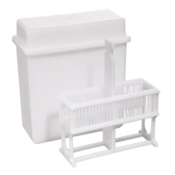 LEIGU/垒固 塑料染色缸(含架)，24片、白色，W-008751 W-008751