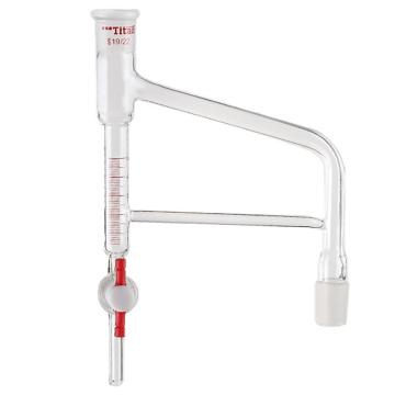 Titan/泰坦 分水蒸馏接受管，5ml ，磨口：19/22，高×宽：205×120 特优级，TD451919，1个 TD451919