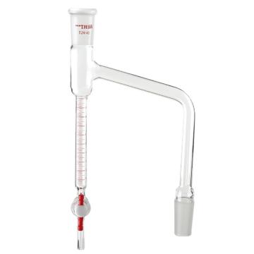 Titan/泰坦 分水蒸馏接受管，10ml ，磨口：24/40，高×宽：275×120 特优级，TD452410，1个 TD452410