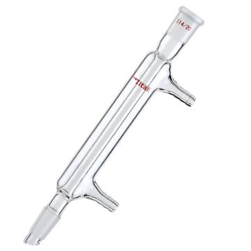 Titan/泰坦 直型冷凝器，磨口：14/20，有效长度：120mm，φ8mm小咀 特优级，TC201120，1个 TC201120