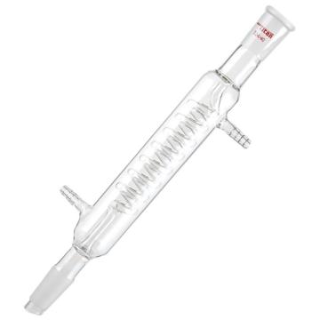 Titan/泰坦 格氏蛇型冷凝器，磨口：24/40，冷凝部分长度：20cm，小咀外径8mm 特优级，TC144200，1个 TC144200